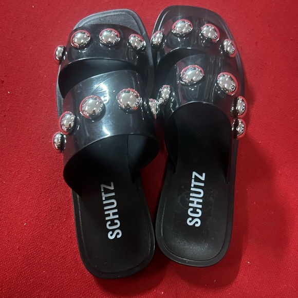 SCHUTZ  Lizzie Slide Sandal Brand New size 6 - Picture 3 of 6